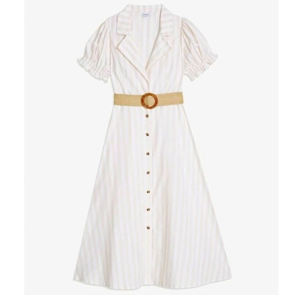 NEW WEWOREWHAT MACRO STRIPED BELLA MAXI DRESS - Picture 5 of 14